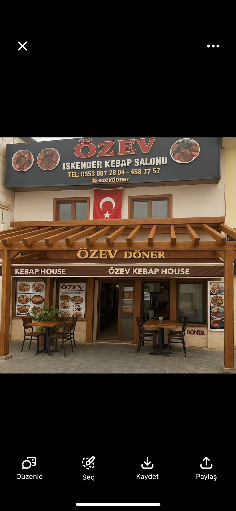 Özev İskender Döner Kebap restoran fotoğrafı